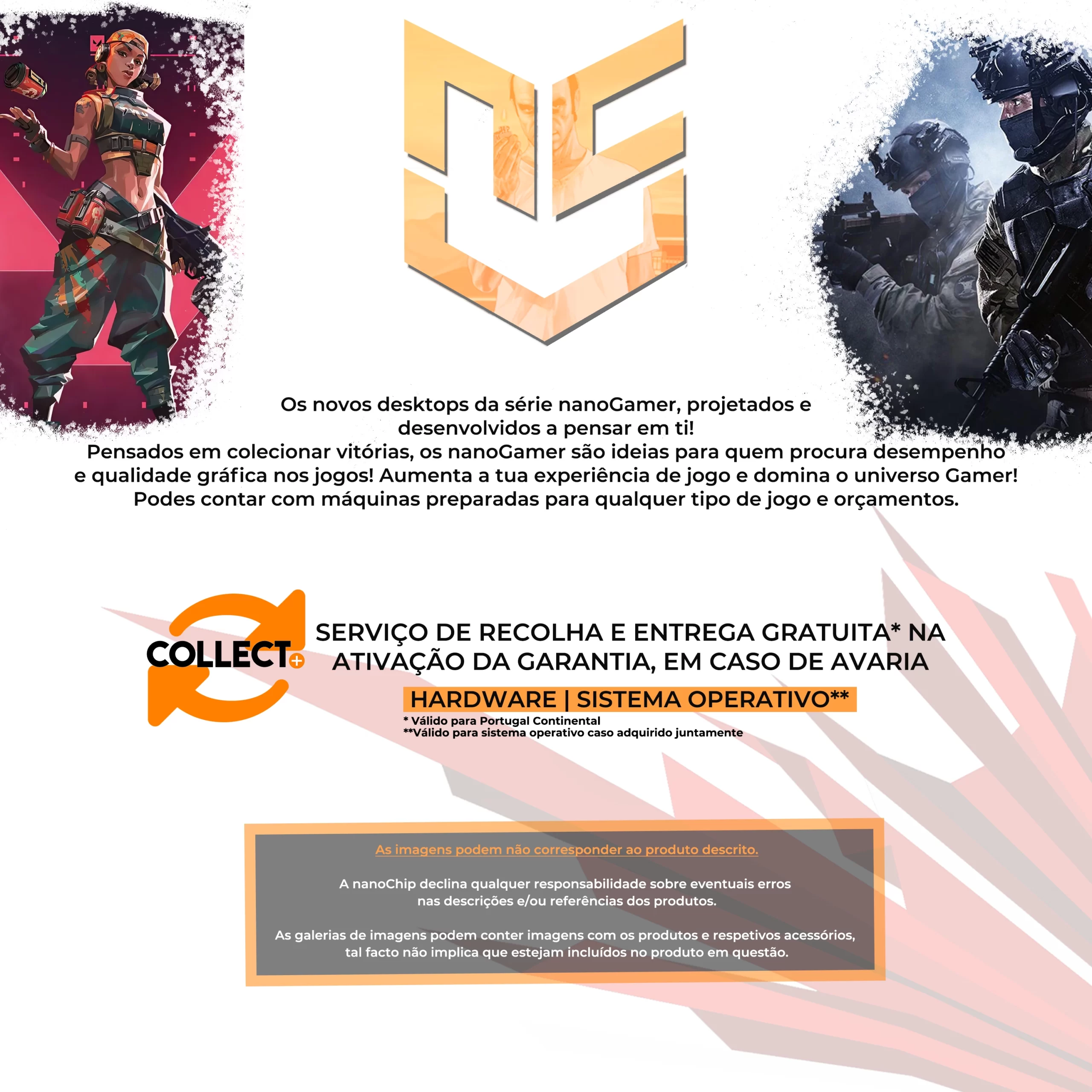 nanochip Computador nanoGamer Rogue Powered by Asus