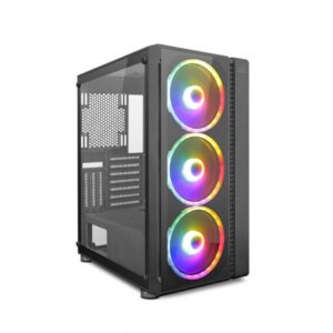 Caixa E-ATX 1LIFE c: lumy ARGB Vidro Temperado Preta