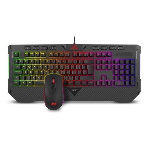 Teclado e Rato 1LIFE Spike Combo RGB Semi-Mechanical PT