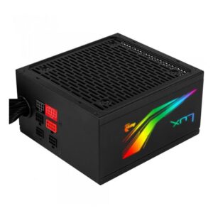 Fonte AEROCOOL LUX 550W RGB 80Plus Bronze Semi-Modular
