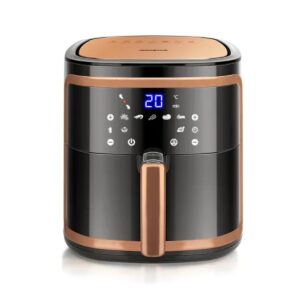Fritadeira Ar AIGOSTAR Air Fryer 7L 1900W Cube Touch Dourado
