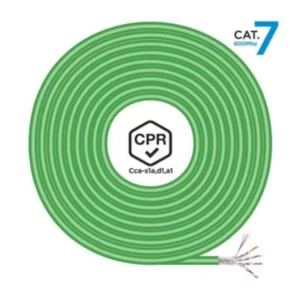 Bobine AISENS Cabo S/FTP CAT.7 RJ45 305m Verde