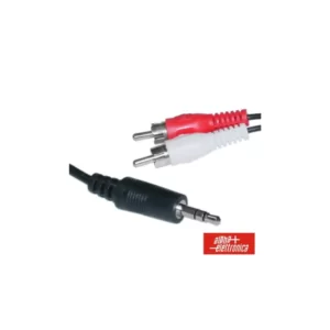 Cabo EQUIP Jack 3.5mm Macho > RCA Stereo Macho 2,5m Cabo EQUIP Jack 3.5mm Macho > RCA Stereo Macho 2,5m