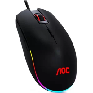 Rato AOC Gaming GM500 5000DPI RGB Preto