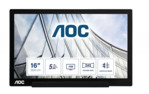 Monitor AOC I1601FWUX 16 IPS PORTÁTIL USB-C Monitor AOC I1601FWUX 16 IPS PORTÁTIL USB-C
