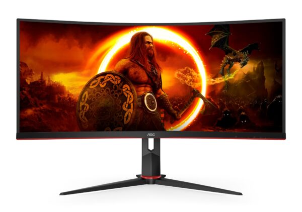 Monitor AOC CU34G2XP 34" VA WQHD 180Hz 1ms Adaptive Sync HDR400