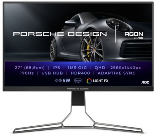 MONITOR AOC AGON PRO 27" PD27S QHD 170Hz 1ms HDR400 LightFX