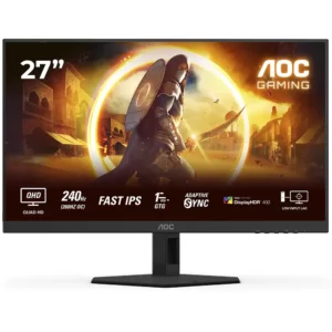Monitor AOC Q27G4ZR 27" Fast IPS Q-LED QHD 240Hz/260Hz OC 0,3ms HDR400 Adaptive Sync