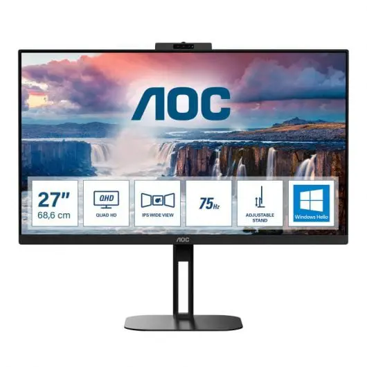 Monitor AOC Q27V5CW/BK 27" IPS QHD 75Hz