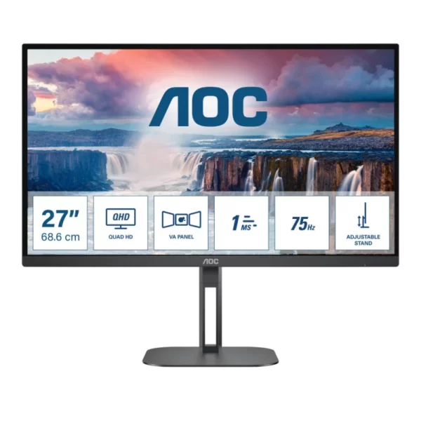 Monitor AOC Q27V5N/BK 27" VA  QHD 75Hz