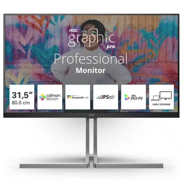 Monitor AOC 32" U32U3CV Nano IPS UHD 60Hz 4ms Monitor AOC 32" U32U3CV Nano IPS UHD 60Hz 4ms