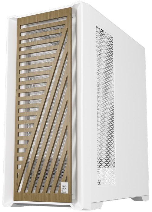 Caixa ATX ARTISAN NOBLE Tempered Glass Branca