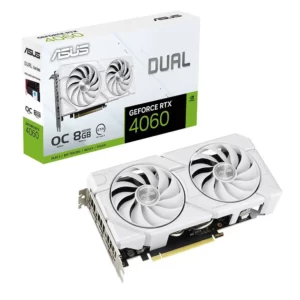 PLACA GRÁFICA ASUS GeForce RTX 4060 Dual EVO White OC 8GB GDDR6