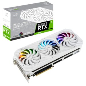 PLACA GRÁFICA ASUS GeForce RTX 3090 ROG STRIX OC WHITE 24GB