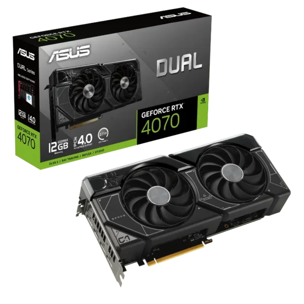 PLACA GRÁFICA ASUS GeForce RTX 4070 DUAL 12GB GDDR6X