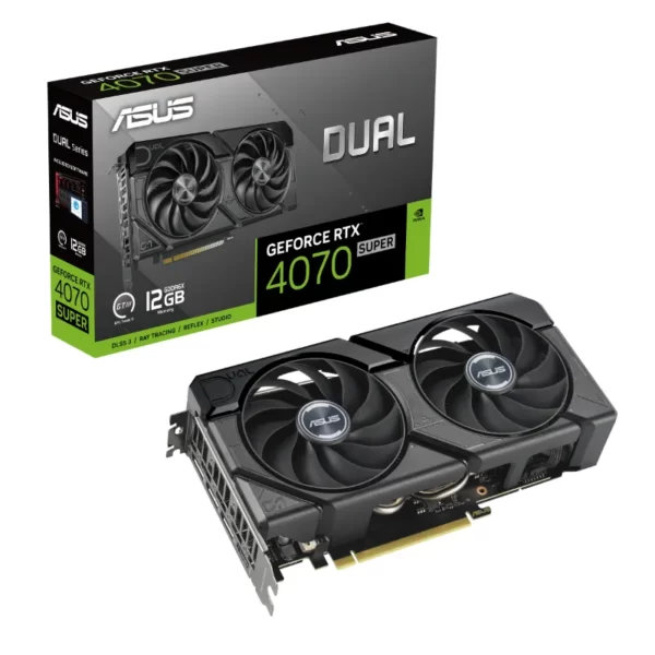 PLACA GRÁFICA ASUS GeForce RTX 4070 SUPER DUAL EVO 12GB GDDR6X