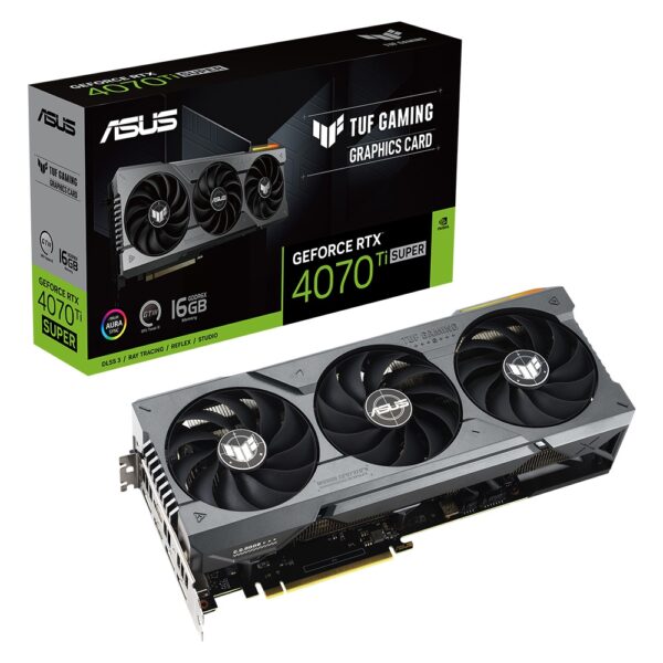 PLACA GRÁFICA ASUS GeForce RTX 4070 TI SUPER TUF GAMING 16GB GDDR6X