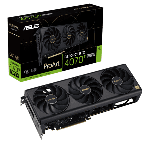 PLACA GRÁFICA ASUS GeForce RTX 4070 Ti SUPER ProArt 16GB OC GDDR6X