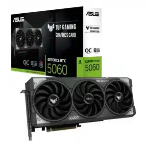 PLACA GRÁFICA ASUS GeForce RTX 5060 TUF GAMING OC 8GB GDDR7