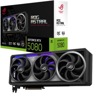 PLACA GRÁFICA ASUS GeForce RTX 5080 ROG ASTRAL GAMING OC 16GB GDDR7