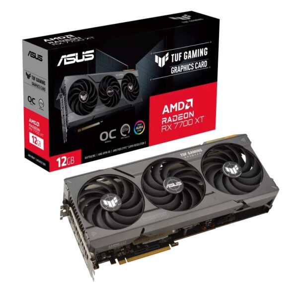 Placa Gráfica ASUS Radeon TUF Gaming RX 7700 XT OC 12GB GDDR6