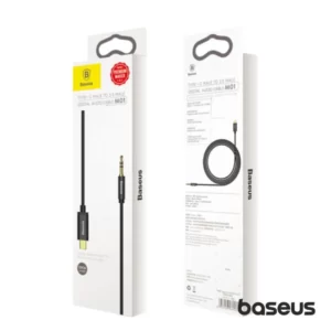 Cabo Adaptador BASEUS USB-C 2.0 Macho / Jack 3.5mm 1.2m Preto Cabo Adaptador BASEUS USB-C 2.0 Macho / Jack 3.5mm 1.2m Preto