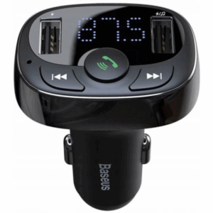 Carregador de Isqueiro BASEUS S-09A 3.4A Dual USB-A FM/BT/SD Carregador de Isqueiro BASEUS S-09A 3.4A Dual USB-A FM/BT/SD
