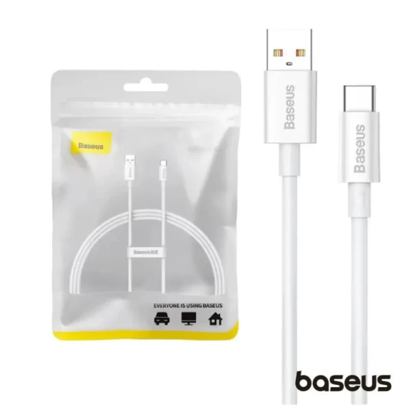 Cabo BASEUS USB-C / Lightning Macho 20W PD 2m Silky Cabo BASEUS USB-C / Lightning Macho 20W PD 2m Silky