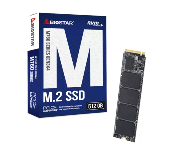 SSD BIOSTAR M760 512GB NVMe M.2 2280 PCIe 3.0