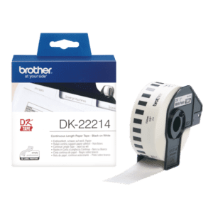 BROTHER Fita Etiquetas brancas 12mm 30,48m - DK22214