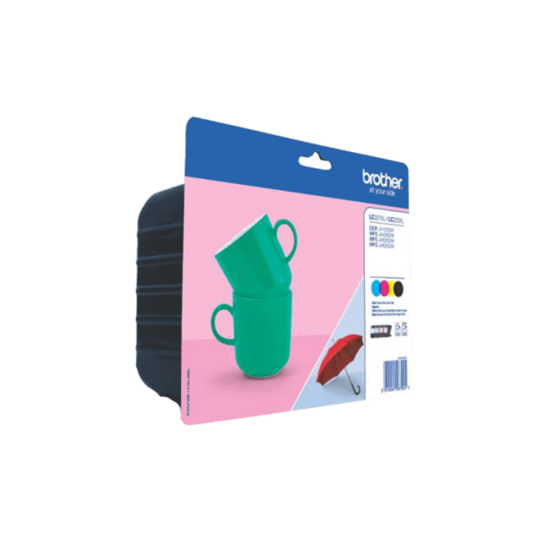 Tinteiro BROTHER LC227XL Value Pack (Preto, Cyan, Magenta e