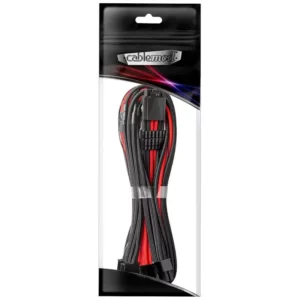 Cabo CableMod C-Series Pro ModMesh 12VHPWR 3x PCI-e para Asus/Seasonic 60cm Carbono Vermelho