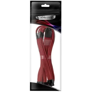 Cabo CableMod C-Series Pro ModMesh 12VHPWR 3x PCI-e para Asus/Seasonic 60cm Vermelho Escuro