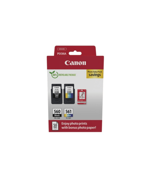 Tinteiro CANON PG-560 / CL-561 Photo Value Pack - 3713C008