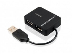 Hub CONCEPTRONIC Mini 4 Portas USB 2.0 - C4PUSB2