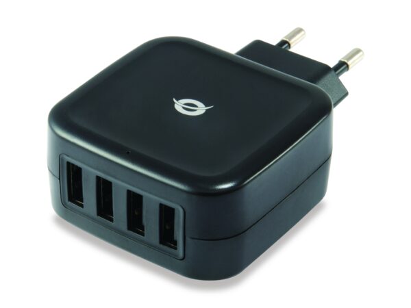 Carregador CONCEPTRONIC ALTHEA 4-Port 25W USB Charger - ALTHEA04B