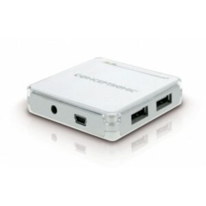 HUB CONCEPTRONIC 7 Portas USB 2.0 Branco - C7USB2W