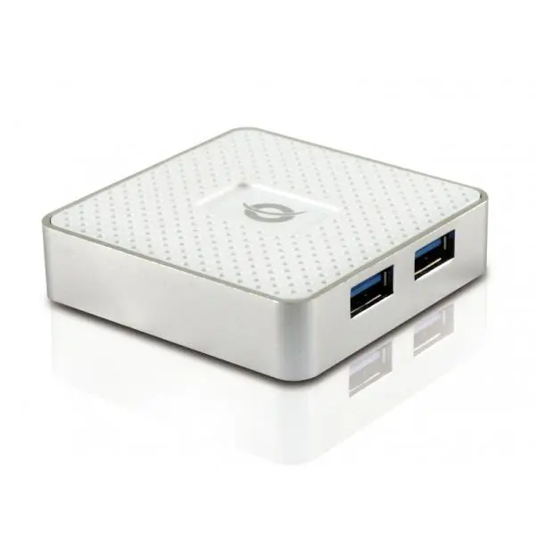 Hub CONCEPTRONIC Hubbies 4 Portas USB 3.0 c/ Carregador - HUBBIES03W Hub CONCEPTRONIC Hubbies 4 Portas USB 3.0 c/ Carregador - HUBBIES03W