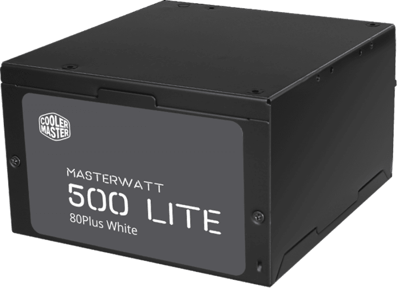 FONTE COOLER MASTER MasterWatt Lite 500W – MPX-5001-ACABW-EU - nanoChip