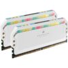 Memória CORSAIR Dominator Platinum RGB KIT 32GB DDR5 5600MHz CL40 Brancas