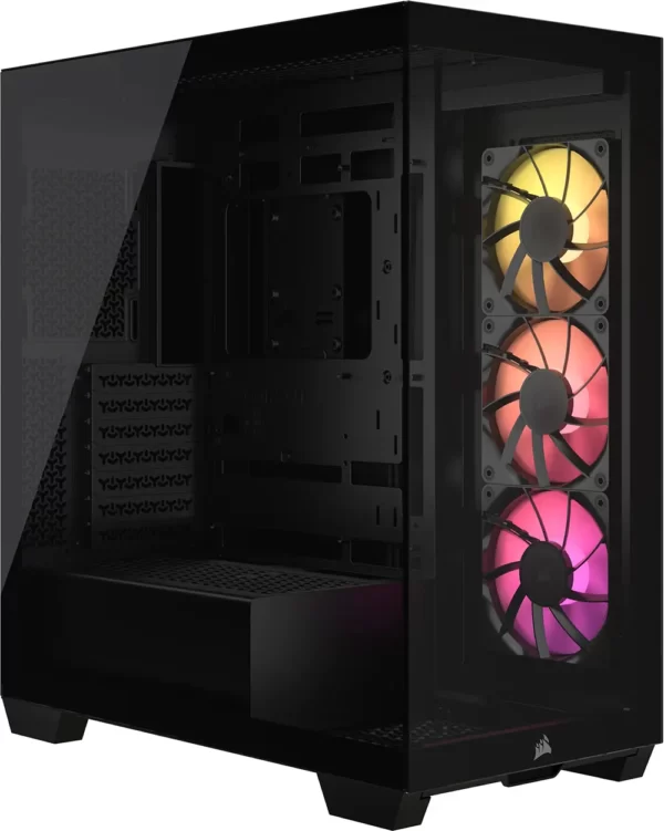 Caixa CORSAIR ATX 3500X ARGB Preta Vidro Temperado