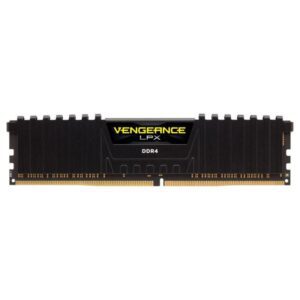 MEMÓRIA CORSAIR Vengeance LPX Preta 8GB DDR4 2400MHz CL16