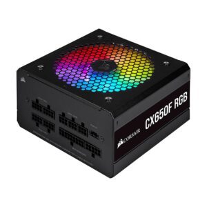FONTE DE ALIMENTAÇÃO CORSAIR CX650F RGB Series 650W (Modular) Black