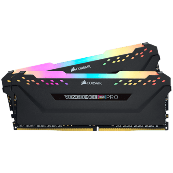 MEMÓRIA CORSAIR Vengeance RGB PRO 16GB 2X8GB DDR4 2666MHz Preto - nanoChip