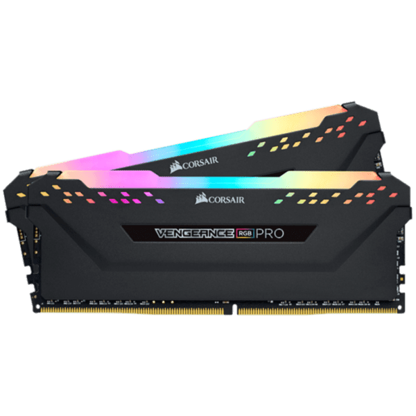 MEMÓRIA CORSAIR Vengeance RGB PRO 16GB 2X8GB DDR4 2666MHz Preto