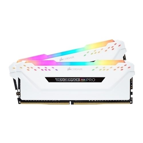 Memória CORSAIR Vengeance RGB PRO KIT 16GB 2X8GB DDR4 3600MHz Brancas