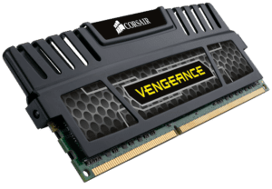 MEMÓRIA CORSAIR Vengeance Black 8GB DDR3 1600MHz CL10