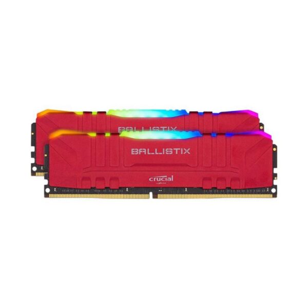 Memória CRUCIAL Ballistix RGB 32GB 2X16GB 3000MHz CL15 Red