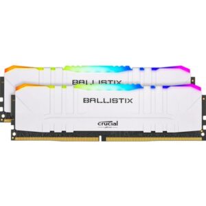 Memória CRUCIAL Ballistix 16GB 2X8GB DDR4 2666MHz CL16 White
