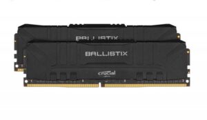 MEMÓRIA CRUCIAL Ballistix 16GB 2X8GB DDR4 3200MHz CL16 Preto